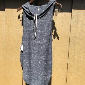 Free People loose fit tank/hoodie New